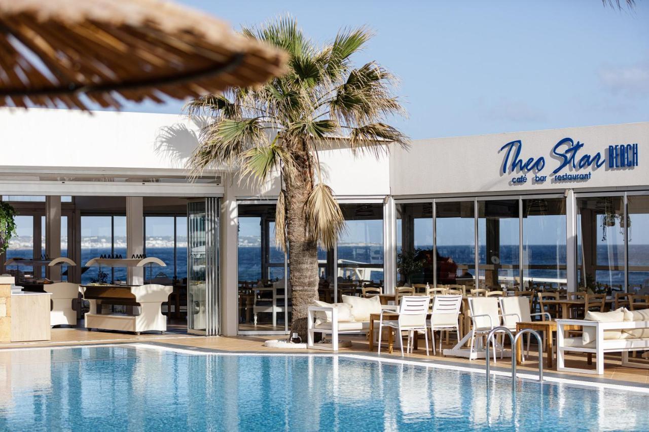 Theo Star Beach Hotel Mália Exterior foto
